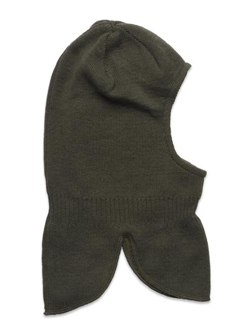 Se Minymo Balaclava Knit Minymo Khaki ved Booztlet