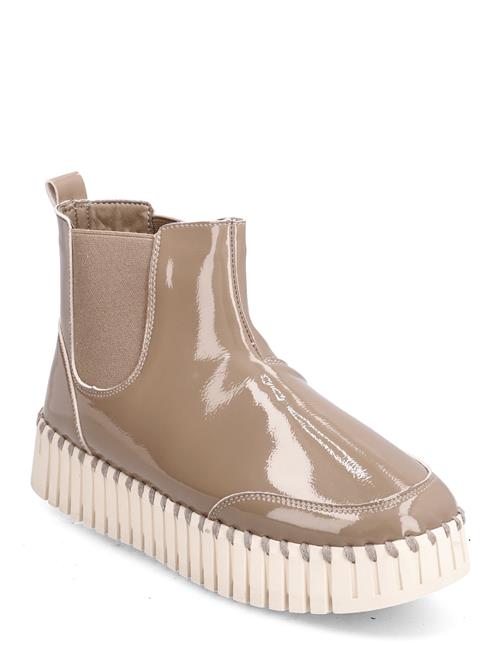 Ilse Jacobsen Ankel Boot, Gloss Ilse Jacobsen Brown