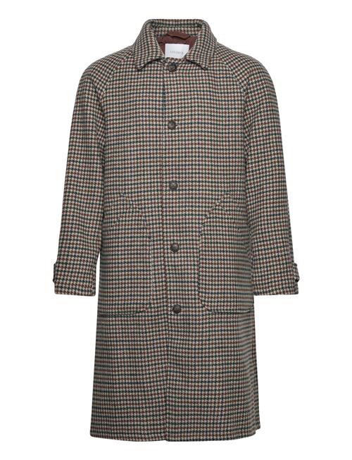 Les Deux Michael Houndstooth Coat 2.0 Les Deux Brown