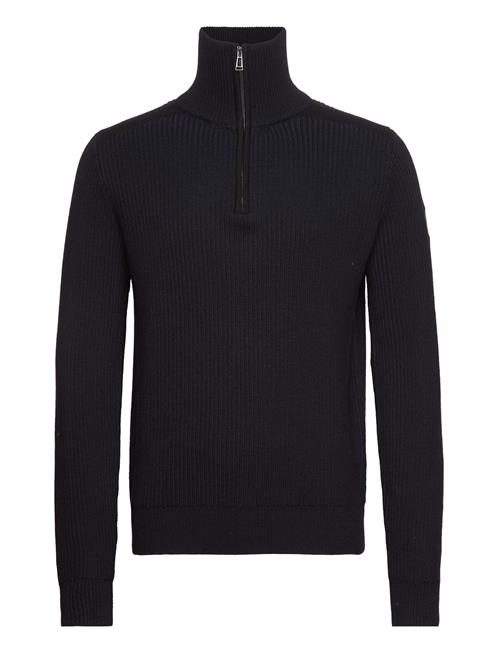 Belstaff Stanley Quarter Zip Jumper Belstaff Black