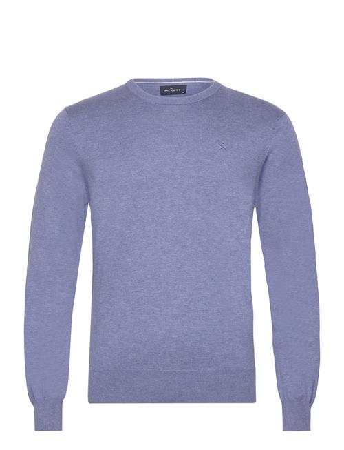 Se Hackett London Cotton Silk Crew Hackett London Blue ved Booztlet