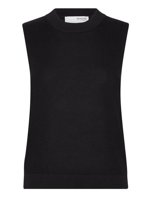 Selected Femme Slfpauline Sl Knit Top Selected Femme Black