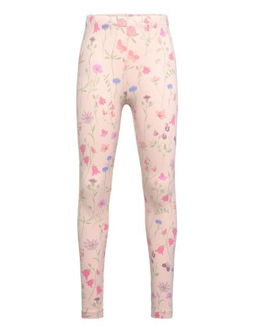 Lindex Leggings Aop Flowers Lindex Pink