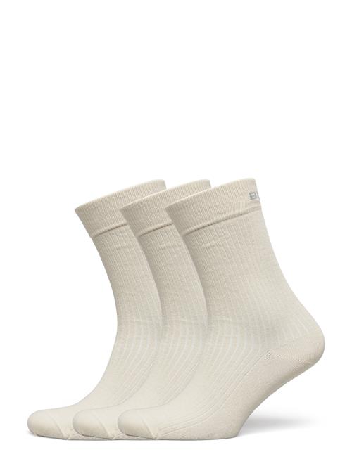 Björn Borg Core Ankle Rib Sock 3P Björn Borg Cream