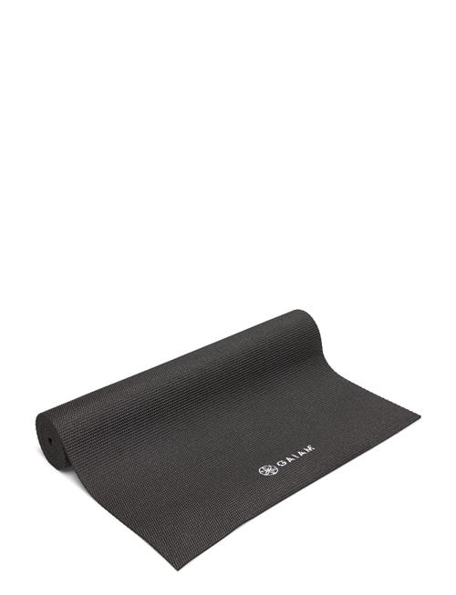 Black Yoga Mat 6Mm Solid Gaiam Black