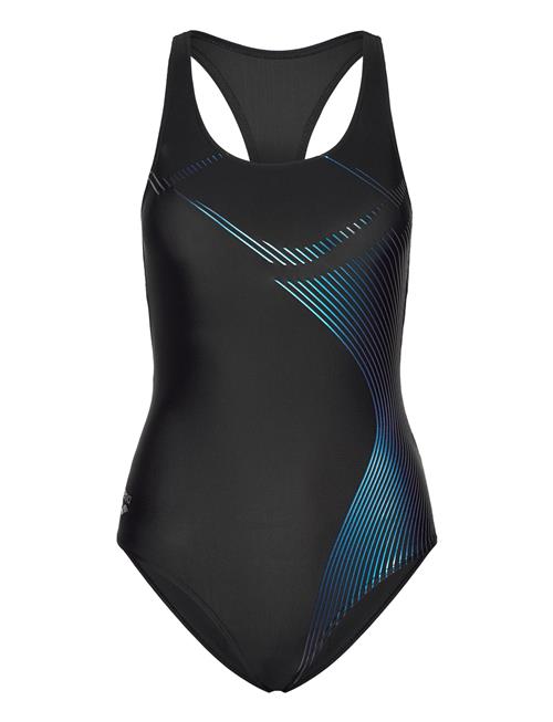 Arena Women's Arena Graphic Swimsuit Y Back Black Arena Black