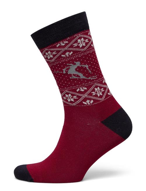 Lindbergh Christmas Bamboo Sock Lindbergh Red