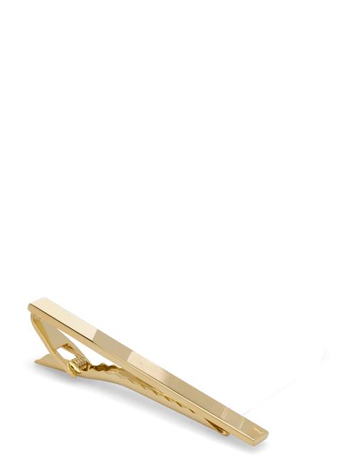 Lindbergh Black Tie Clip Long Lindbergh Black Gold