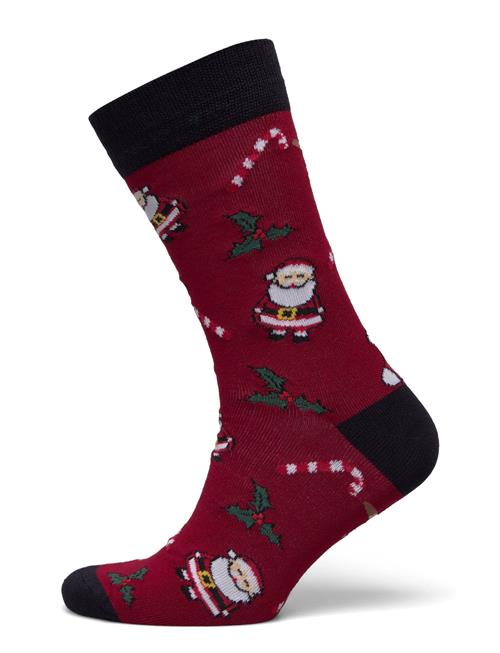 Lindbergh Christmas Bamboo Sock Lindbergh Red