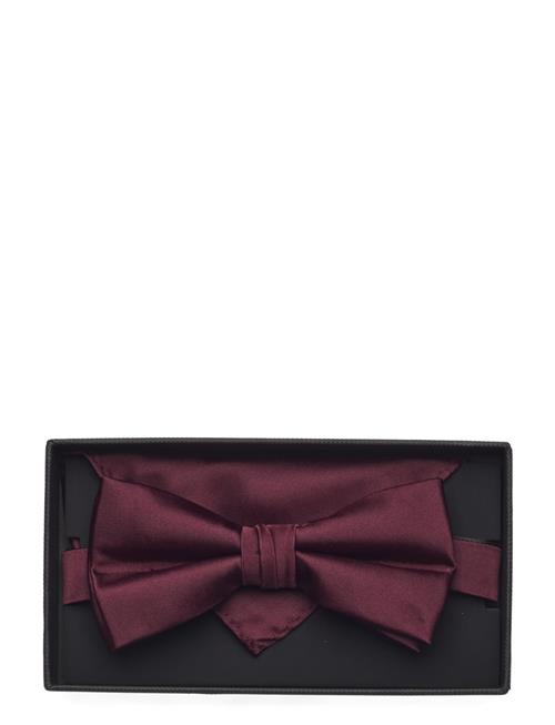Polyester Bow Tiepolyester Bow Tie Lindbergh Black Burgundy