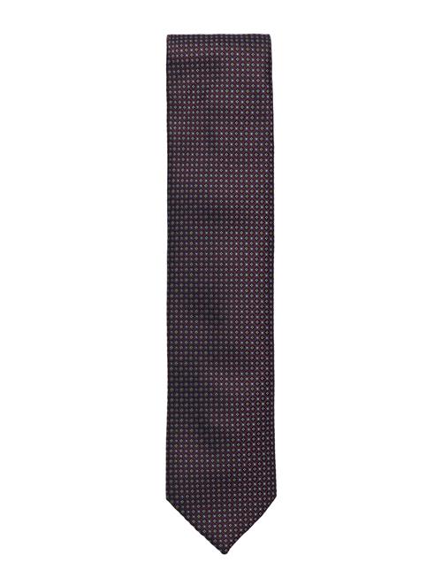 Se Lindbergh Black Polyester Tie W?. Pattern 7 Cm Lindbergh Black Burgundy ved Booztlet