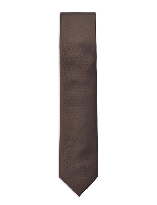 Lindbergh Black Polyester Tie 7 Cm Lindbergh Black Brown