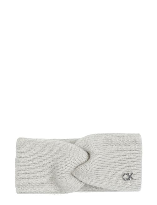 Calvin Klein Ck Metal Chunky Rib Headband Calvin Klein Grey