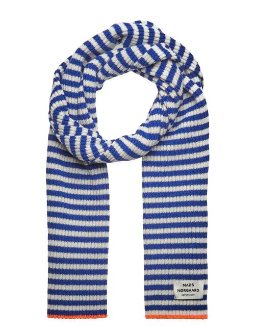 Mads Nørgaard Recycled Iceland Grafenau Scarf Mads Nørgaard Blue