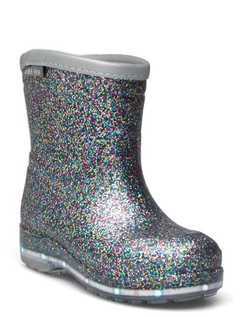 mikk-line Short Winter Wellies - Light Mikk-line Silver