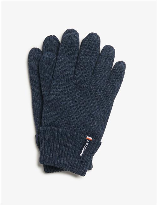 Superdry Essential Logo Knitted Gloves Superdry Navy