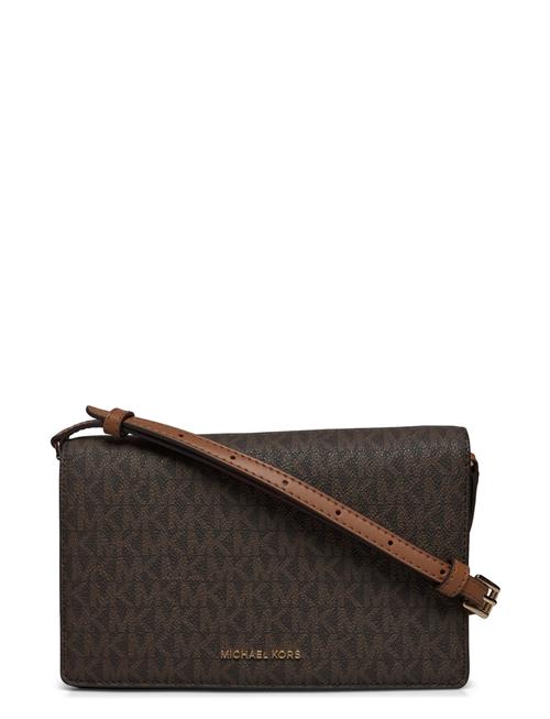 Se Michael Kors Md Flap Xbody Michael Kors Brown ved Booztlet