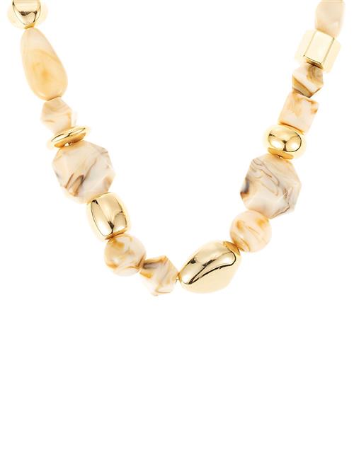 By Jolima Resin Chunky Necklace By Jolima Beige