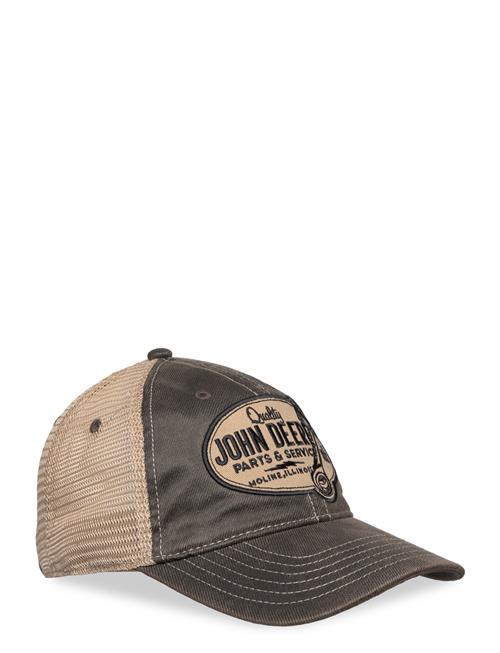 American Needle 6 Panel Chan & Mesh Unstruct Beige - Grey John Deere American Needle Grey