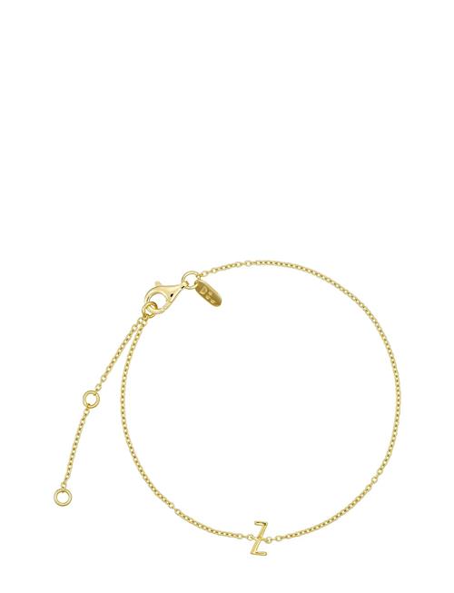 Archetype Bracelet - A-Z Gold Plated Design Letters Gold