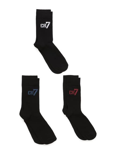 CR7 Cr7 Kids Socks 3-Pack. CR7 Black