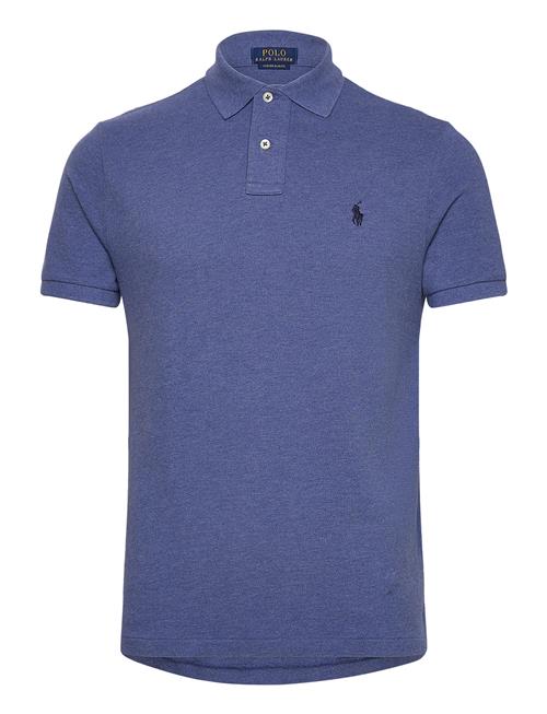 Polo Ralph Lauren Custom Slim Fit Mesh Polo Shirt Polo Ralph Lauren Blue