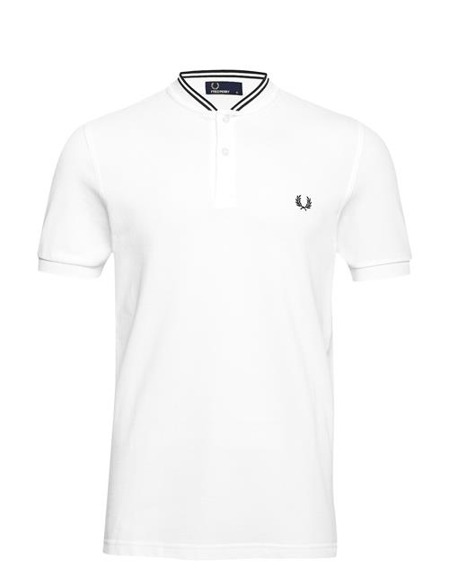 Se Fred Perry Bomber Collar Polo Fred Perry White ved Booztlet