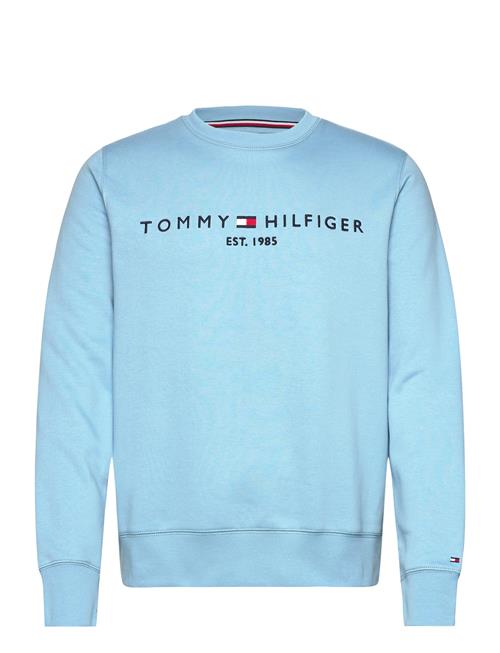 Se Tommy Hilfiger Tommy Logo Sweatshirt Tommy Hilfiger Blue ved Booztlet