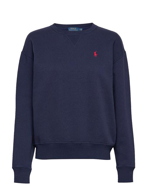 Se Polo Ralph Lauren Fleece Pullover Polo Ralph Lauren Blue ved Booztlet