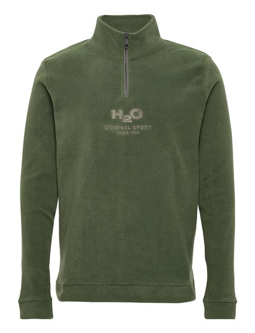 Se H2O Blåvand Ii Fleece Half Zip H2O Green ved Booztlet