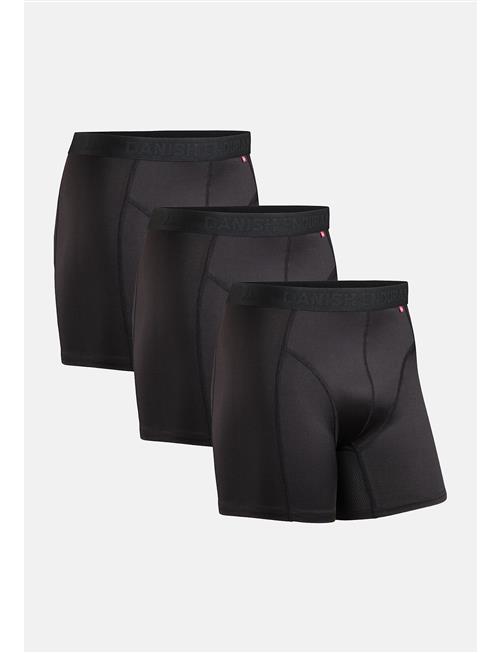 Danish Endurance Men's Sports Trunks 3-Pack Danish Endurance Black