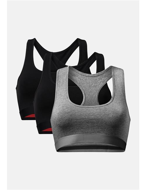 Danish Endurance Women's Organic Cotton Bralette 3-Pack Danish Endurance Black