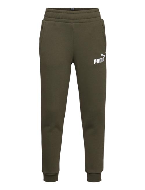 PUMA Ess Logo Pants Fl Cl B PUMA Khaki