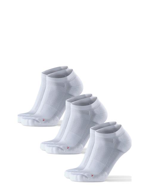 Long Distance Running Low-Cut Socks 3-Pack Danish Endurance White