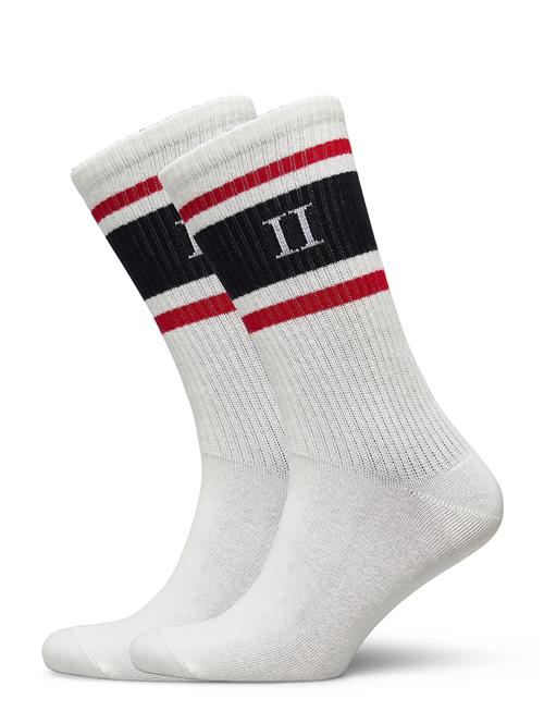 Les Deux William Stripe 2-Pack Socks Les Deux White