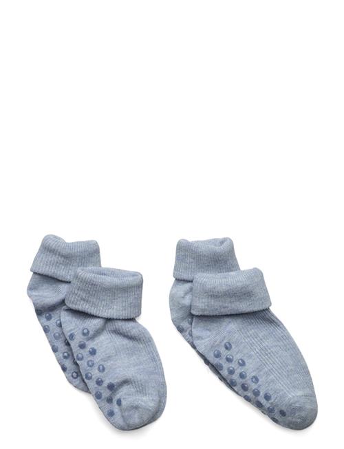 Baby Rib Sock W. Abs Minymo Blue