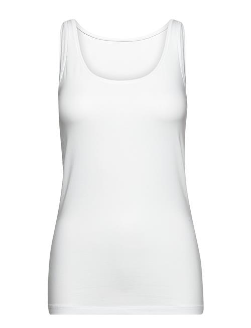 Basic Cotton Tank Top Femilet White