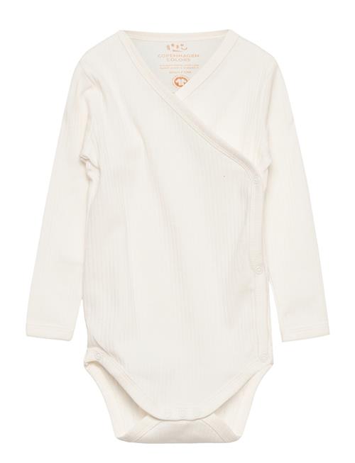 Copenhagen Colors Baby Rib Jersey Body Crossover W. Longsleeve Copenhagen Colors Cream