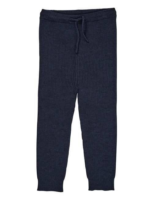 Copenhagen Colors Merino Classic Rib Leggings W. Drawstrings Copenhagen Colors Navy