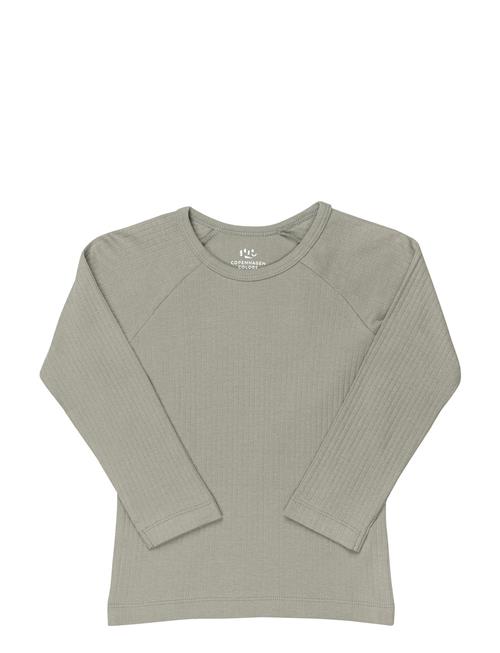 Copenhagen Colors Rib Jersey Classic Longsleeve Shirt Copenhagen Colors Grey