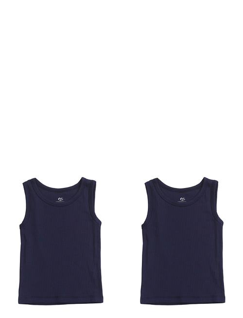 Copenhagen Colors Rib Jersey 2-Pack Tank-Tops Copenhagen Colors Navy