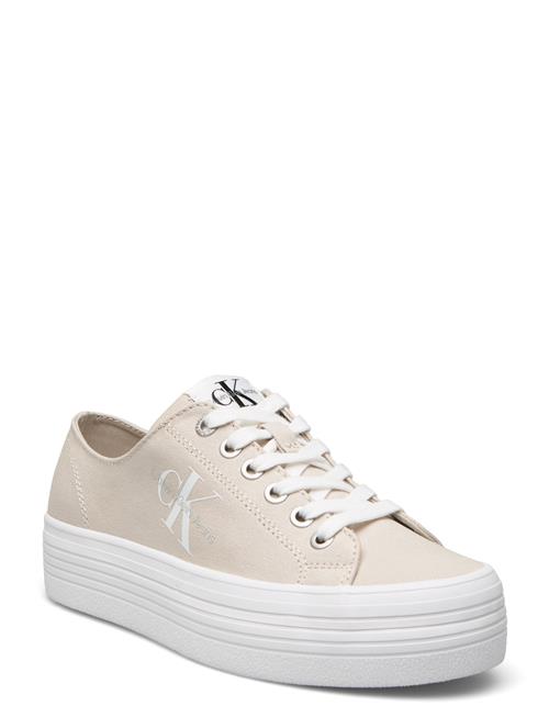 Se Calvin Klein Vulc Flatform Essential Mono Calvin Klein Beige ved Booztlet