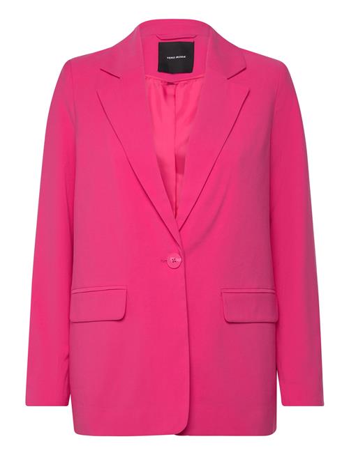 Vmcarmen Ls Loose Blazer Noos Vero Moda Pink