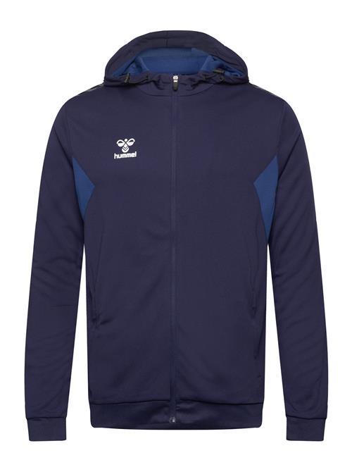 Se Hummel Hmlauthentic Pl Zip Hoodie Hummel Navy ved Booztlet