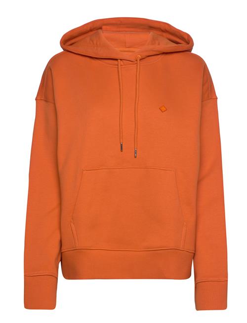 Se GANT D1. Icon G Essential Hoodie GANT Orange ved Booztlet