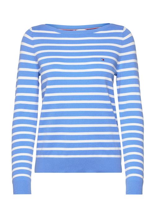 Tommy Hilfiger Co Jersey Stitch Boat-Nk Sweater Tommy Hilfiger Blue