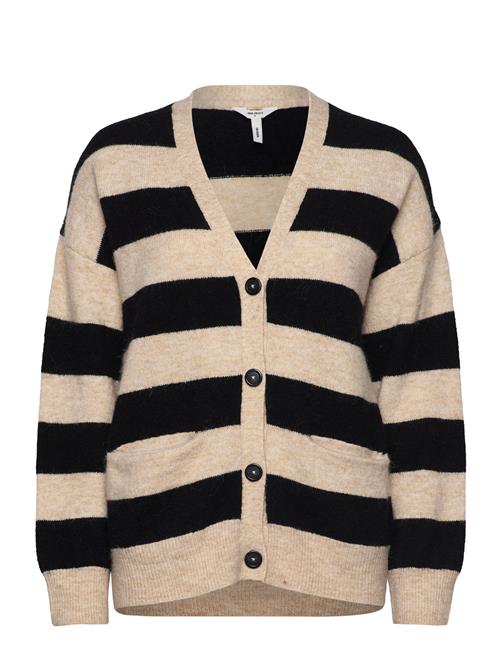 Se Object Objminna L/S Knit Cardigan Object Beige ved Booztlet