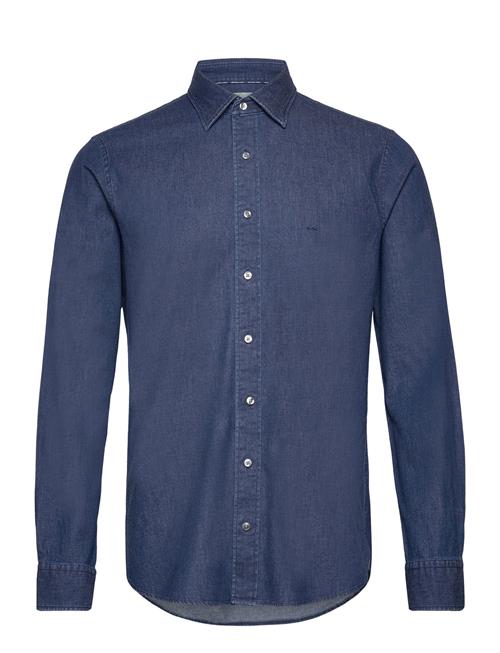 Michael Kors Real Indigo Slim Shirt Michael Kors Blue