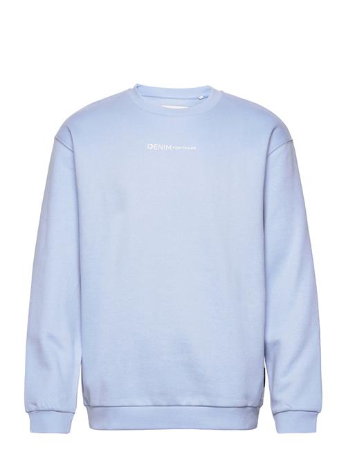 Tom Tailor Crew Neck Sweater With Print Tom Tailor Blue