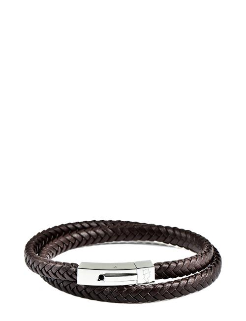 edd. Leather Bracelet Double Edd. Brown